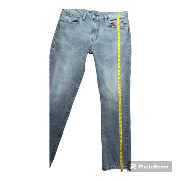 Vintage LEVIS 511 Men's Jeans Color Gray Size W36 -L32 With Black Leather tag - Picture 4 of 16